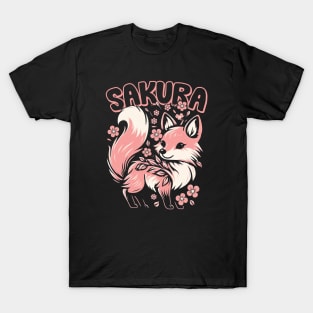 Sakura Fox T-Shirt